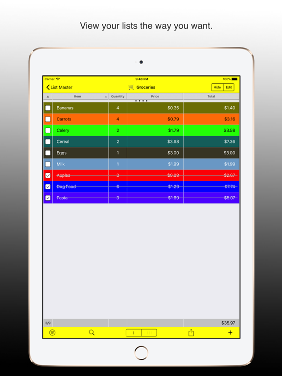 Screenshot #5 pour List Master - Your Lists