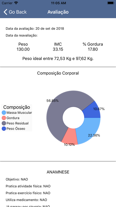 DM10FIT Alunos Screenshot