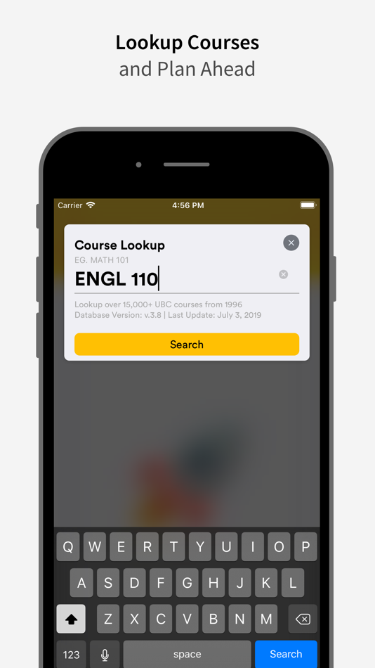 #5. goUBC - UBC Grade Tracker (iOS) Podle: Junhao Peng