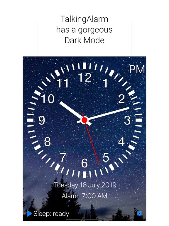 TalkingAlarm - Best bedside clock! screenshot