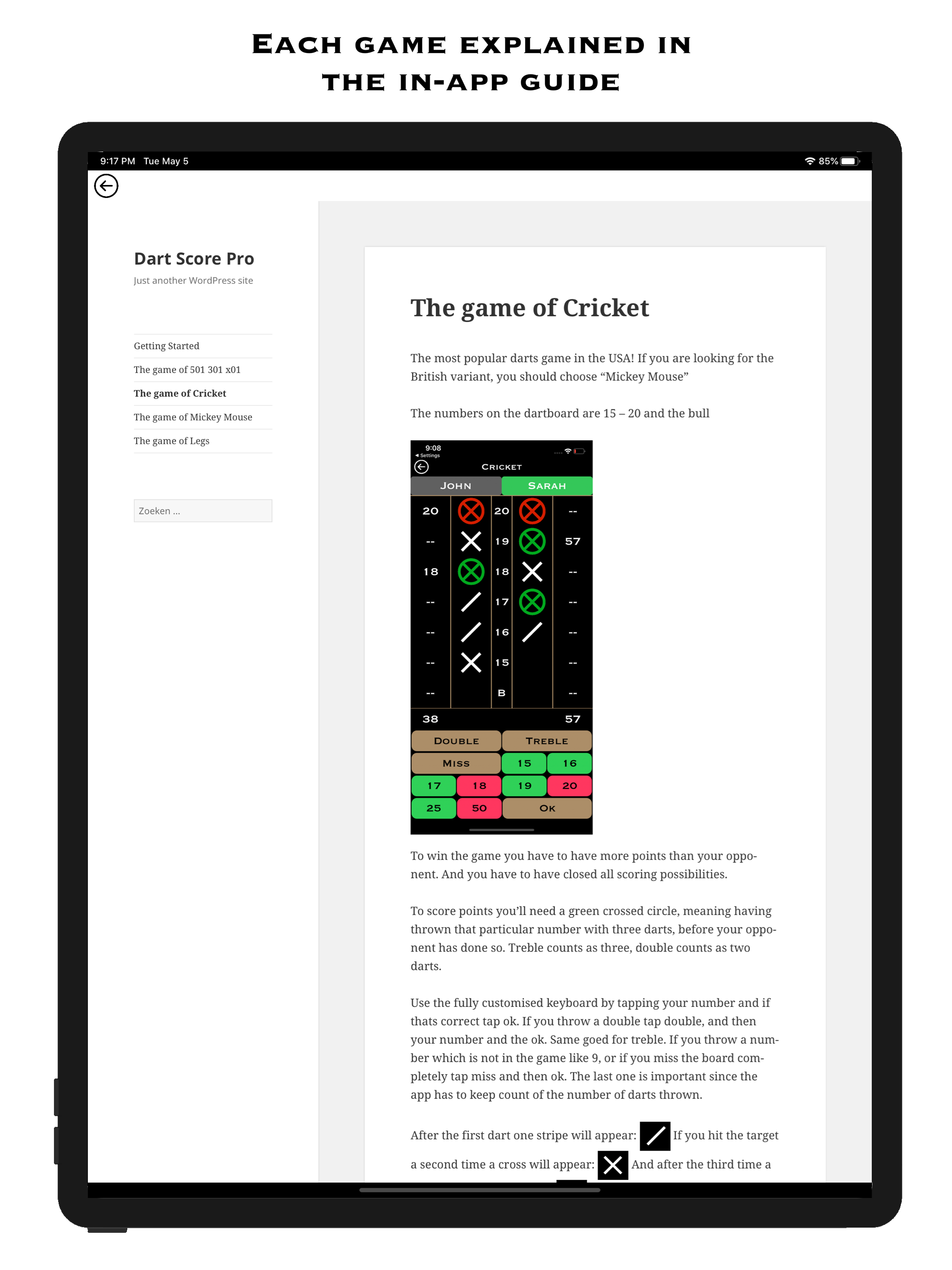 Darts Score Pro