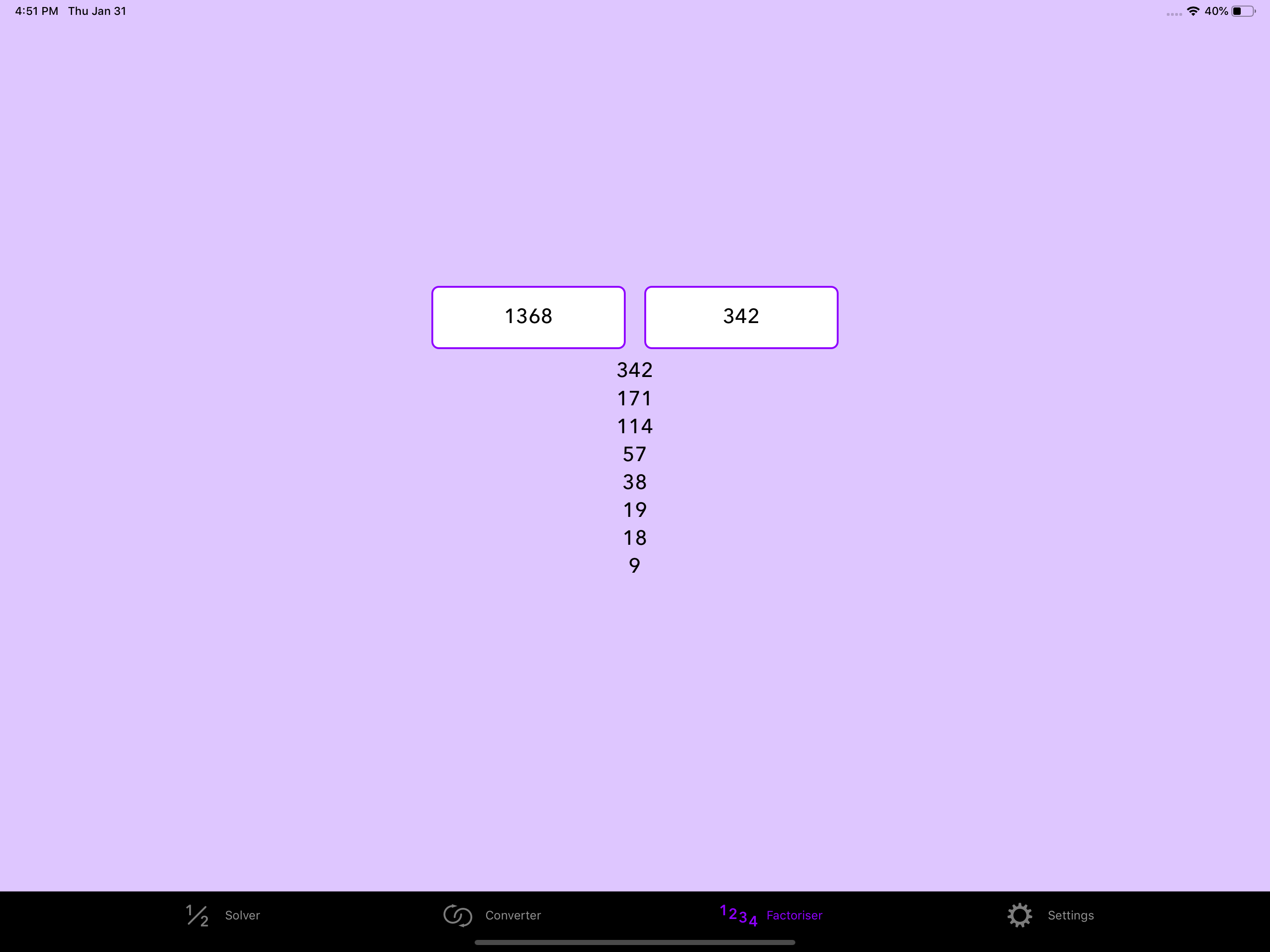 Fraction Help screenshot 9