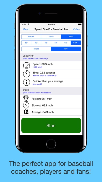 Speed Gun for Baseball screenshot-3