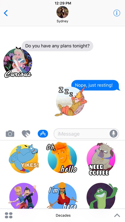 Disney Stickers: Decades