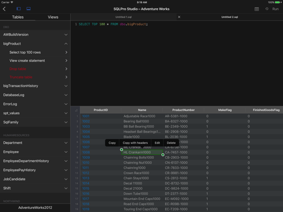 Screenshot #5 pour SQLPro Studio database client