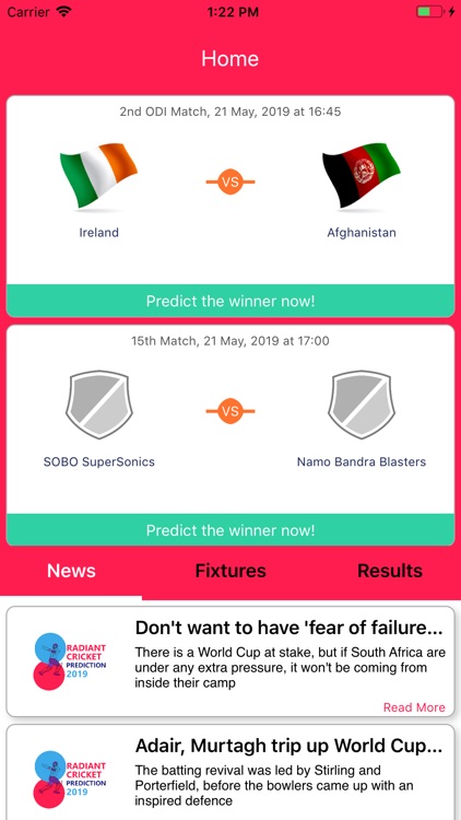 Radiant Cricket Prediction