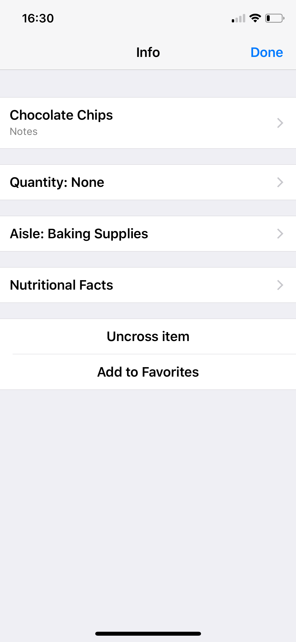 Grocery & Shopping List