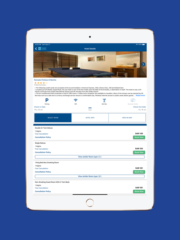 MyHotels - Hotels and Resorts iPad screenshot 7 - Travel app