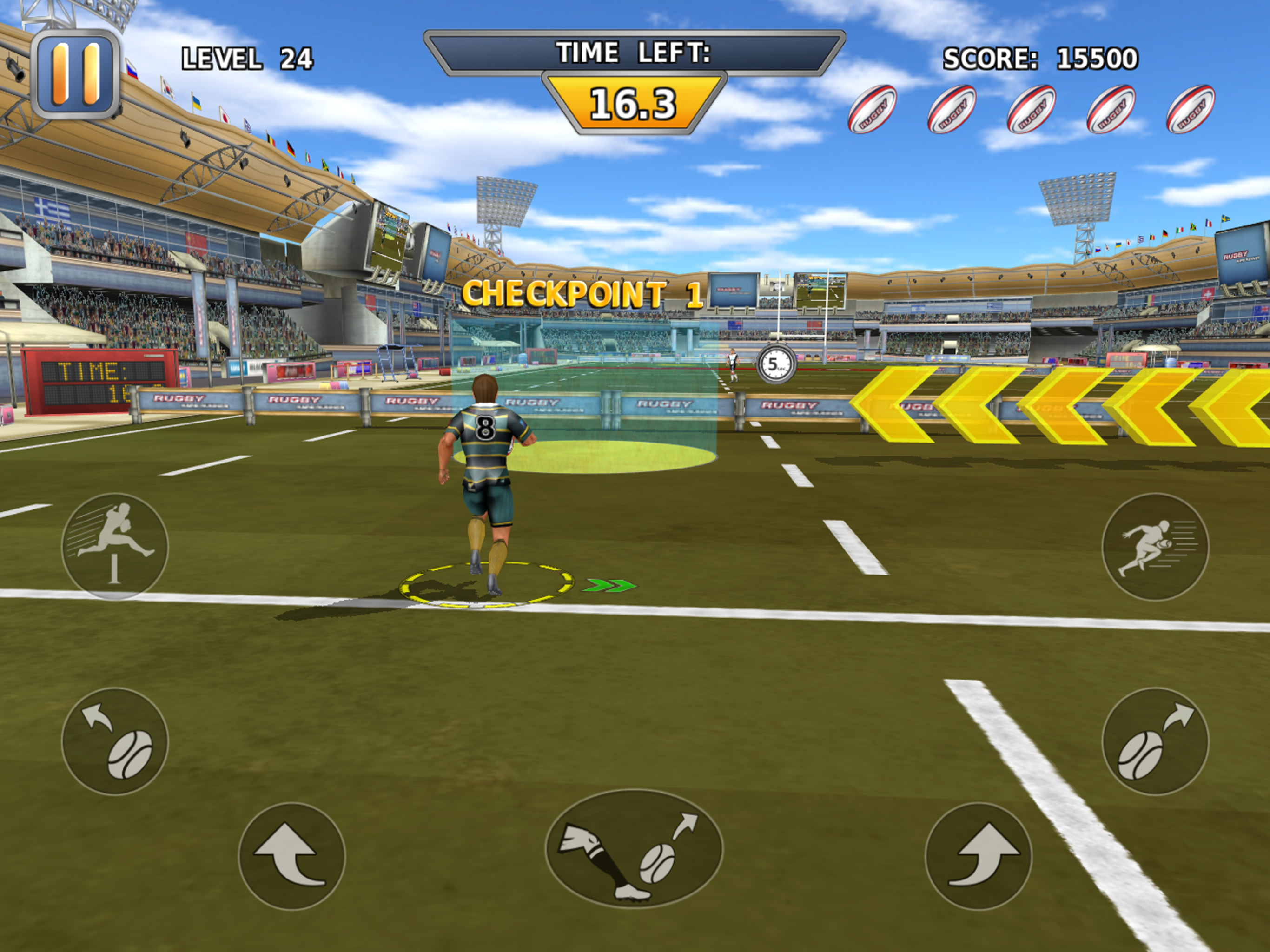 Rugby: Hard Runner