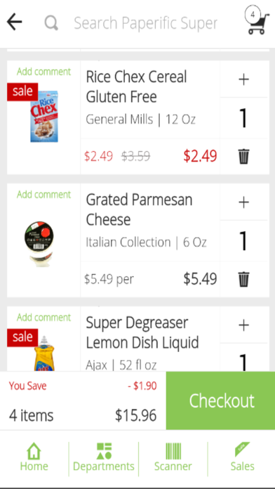 Paperific Supermarket Screenshot