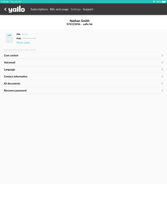 yallo iPad screenshot 4 - Utilities app