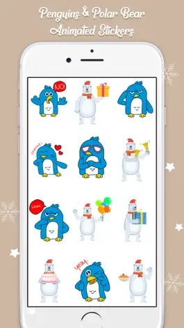 Game screenshot Polar Bear & Penguin Stickers hack