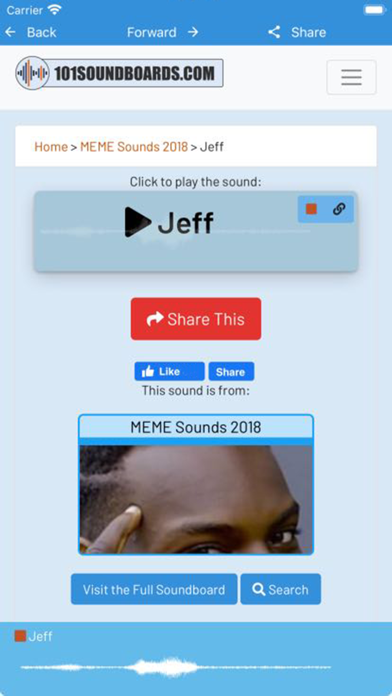 101 Soundboards Screenshot
