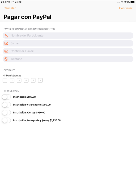 iGuepardos iPad screenshot
