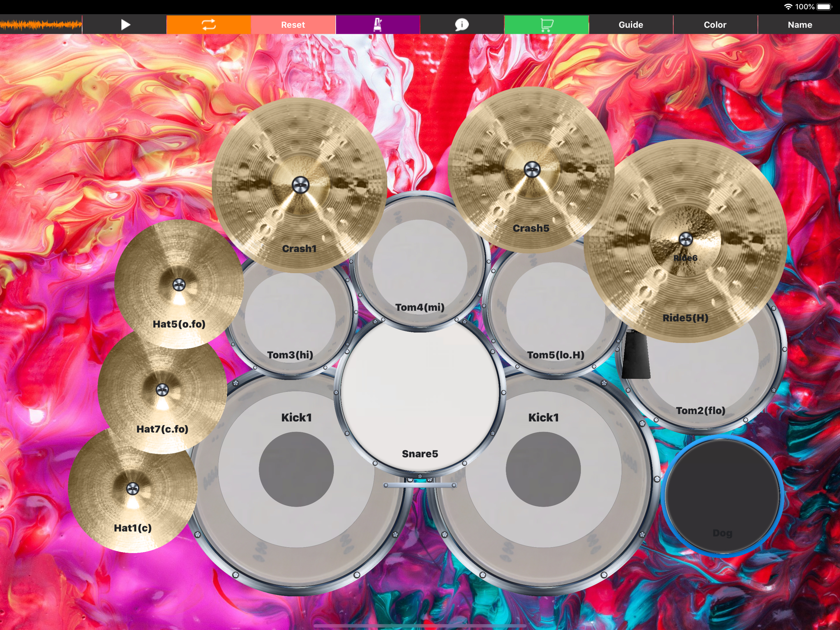 Drum Set + - Real Pad Machine