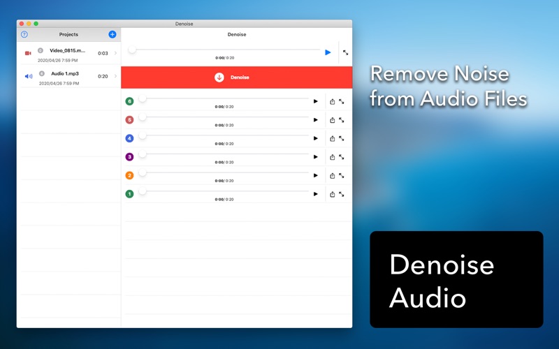 How to cancel & delete denoise audio - noise removal 2