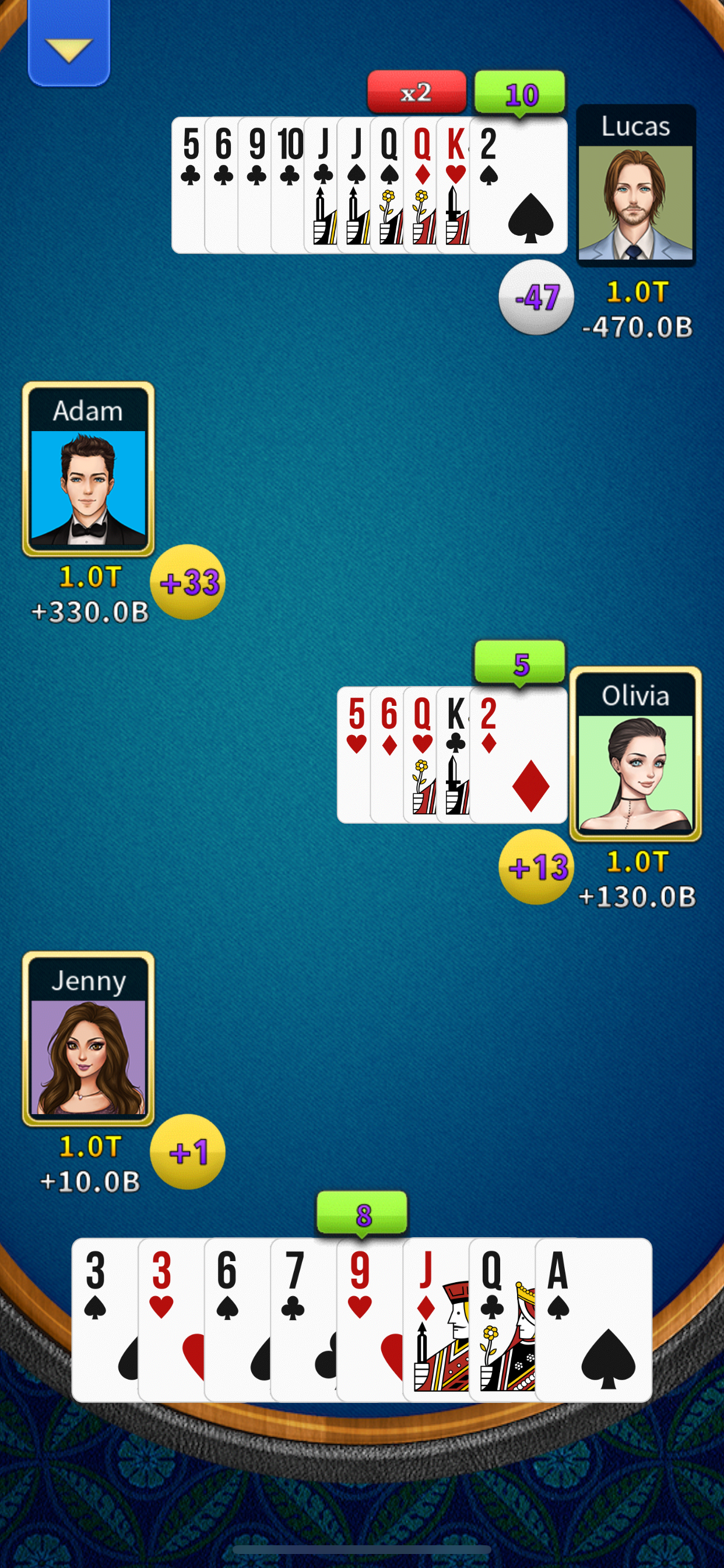 Big 2 - Pusoy Dos (Deluxe) screenshot 10