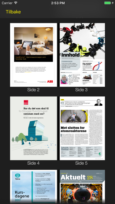 Teknisk Ukeblad eBlad Screenshot