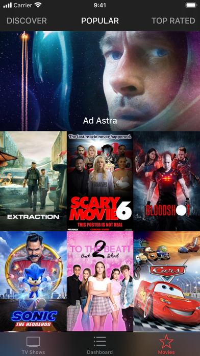 Action! TV & Movies Tracker Screenshot