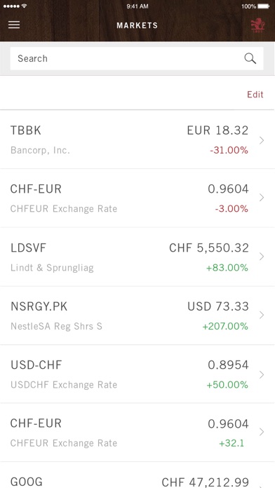 Wealth Mobile Screenshot