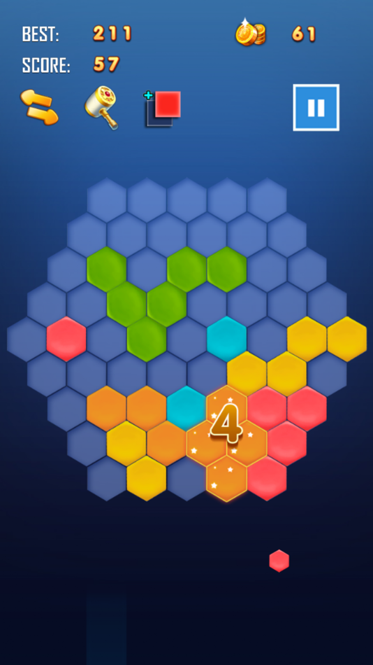 #2. Hexa Square Block Puzzle - Fun (iOS) 由: 广才 杜