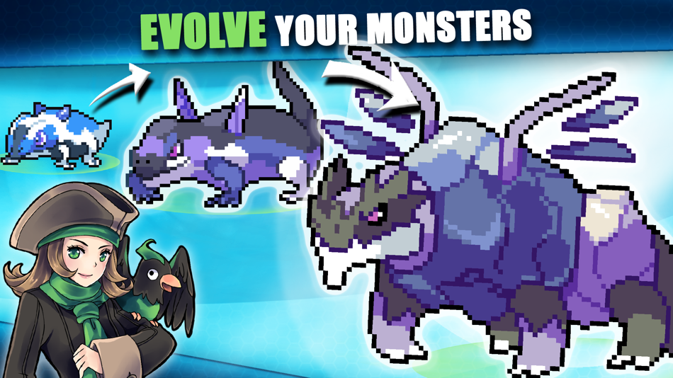 #3. EvoCreo™: Pocket Monster Game (iOS) โดย: Ilmfinity Studios LLC