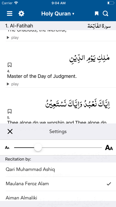 Screenshot #3 pour Holy Quran with English