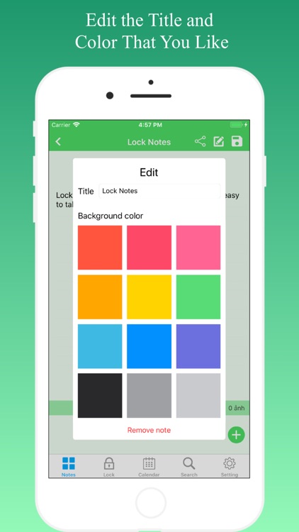 Lock Notes - Sticky Notes