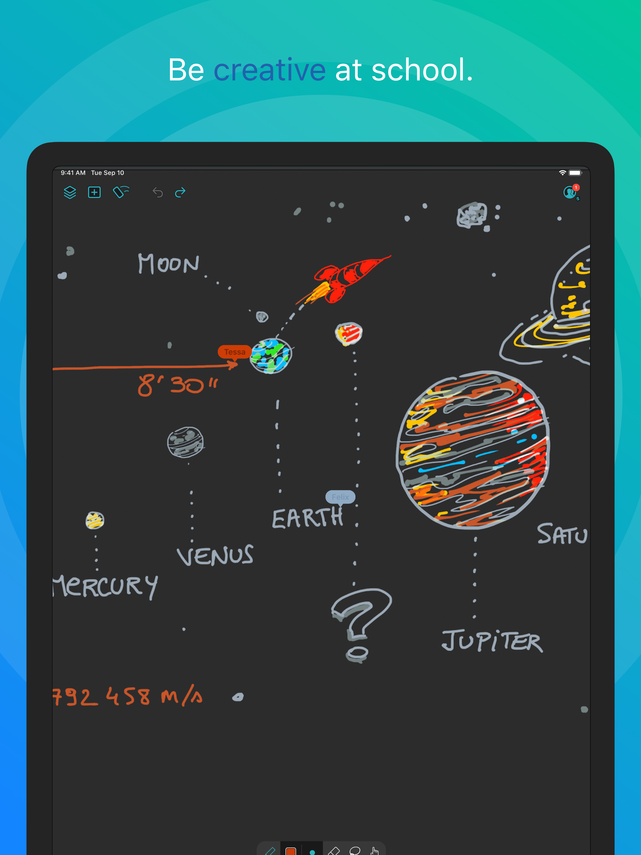 Inko › Whiteboard: Draw+Pencil screenshot 10