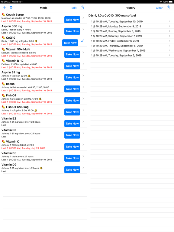 Screenshot #4 pour MedTracker