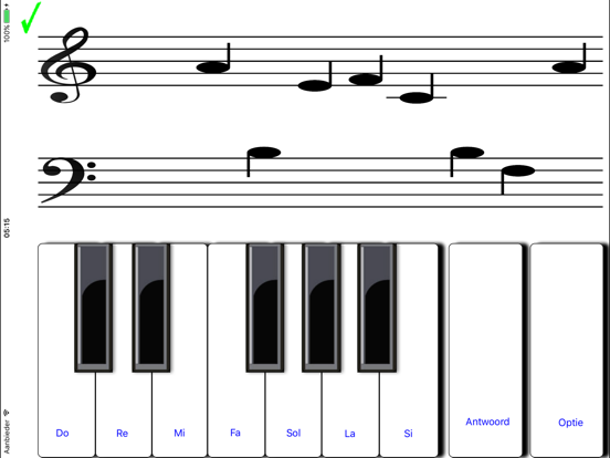 Solfège - leer muziek lezen iPad app afbeelding 2