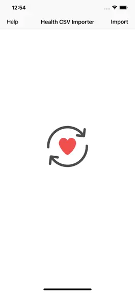 Game screenshot Health CSV Importer apk