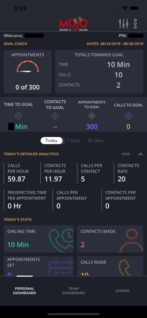 Prospecting Dashboard