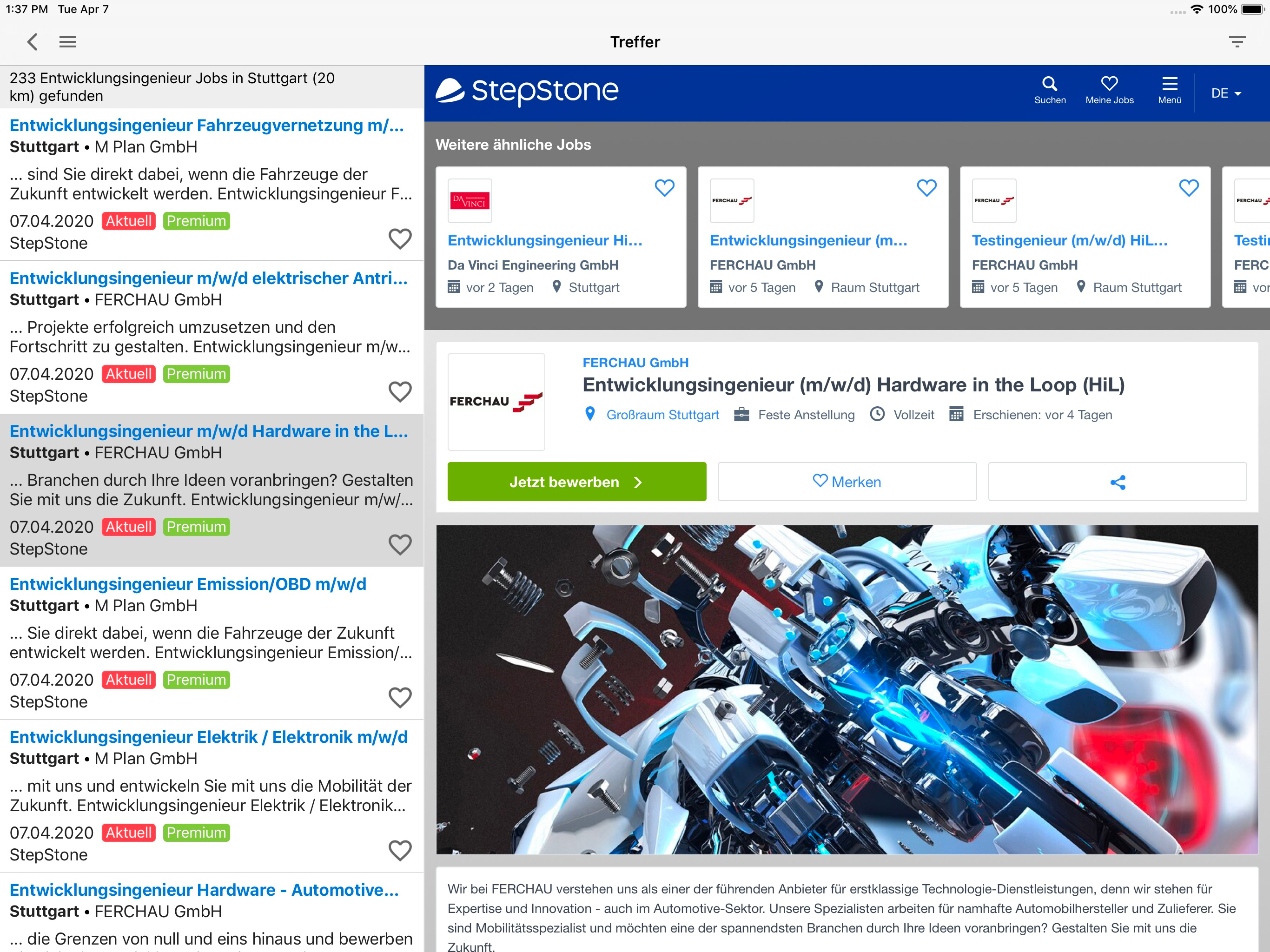 JOBworld Jobsuche