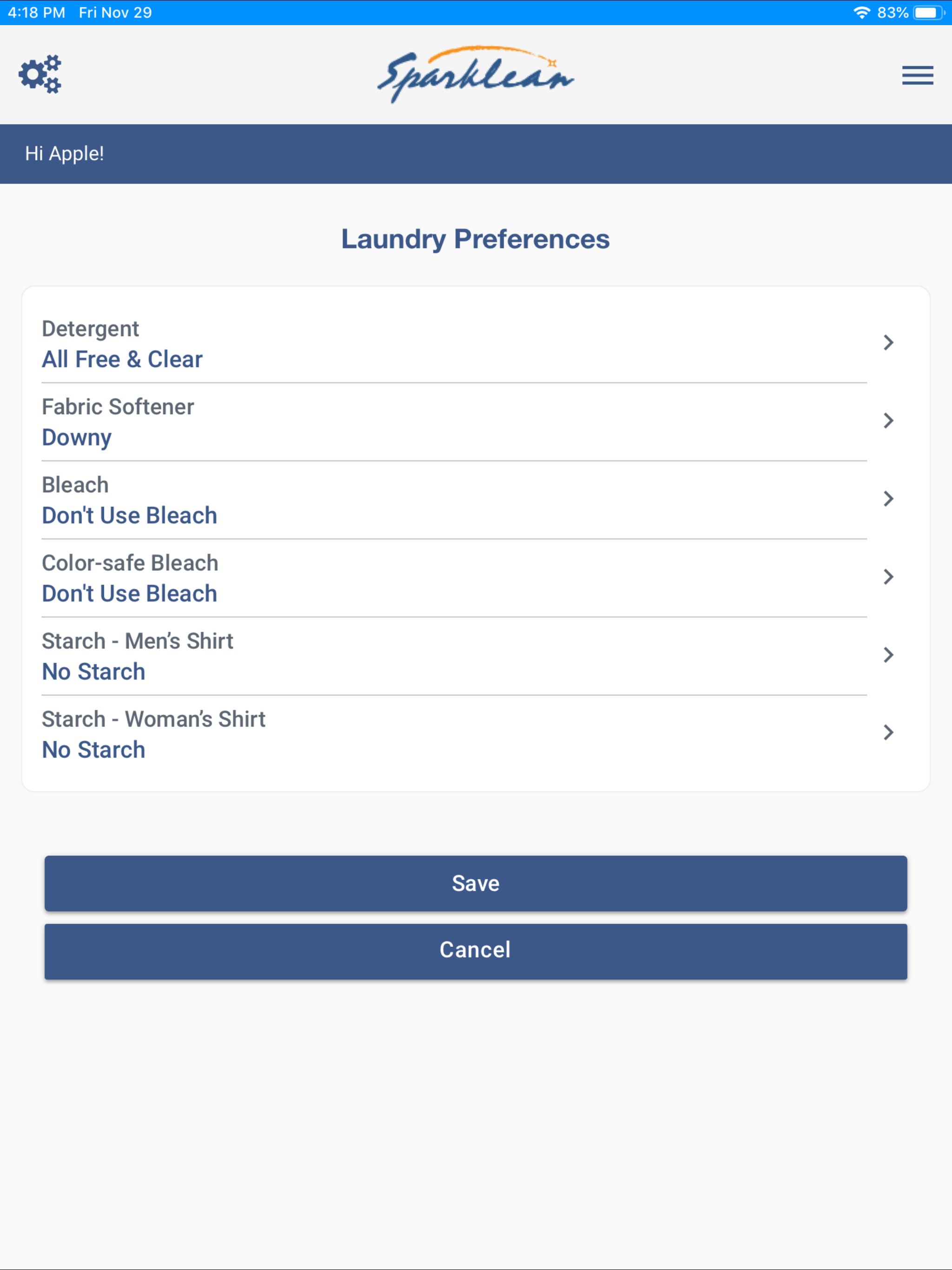 Sparklean Laundry screenshot 8