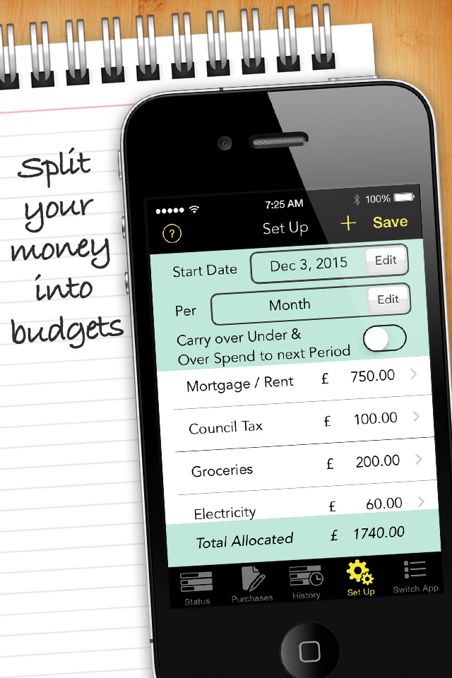 Budgets - Expense Tracker screenshot 2