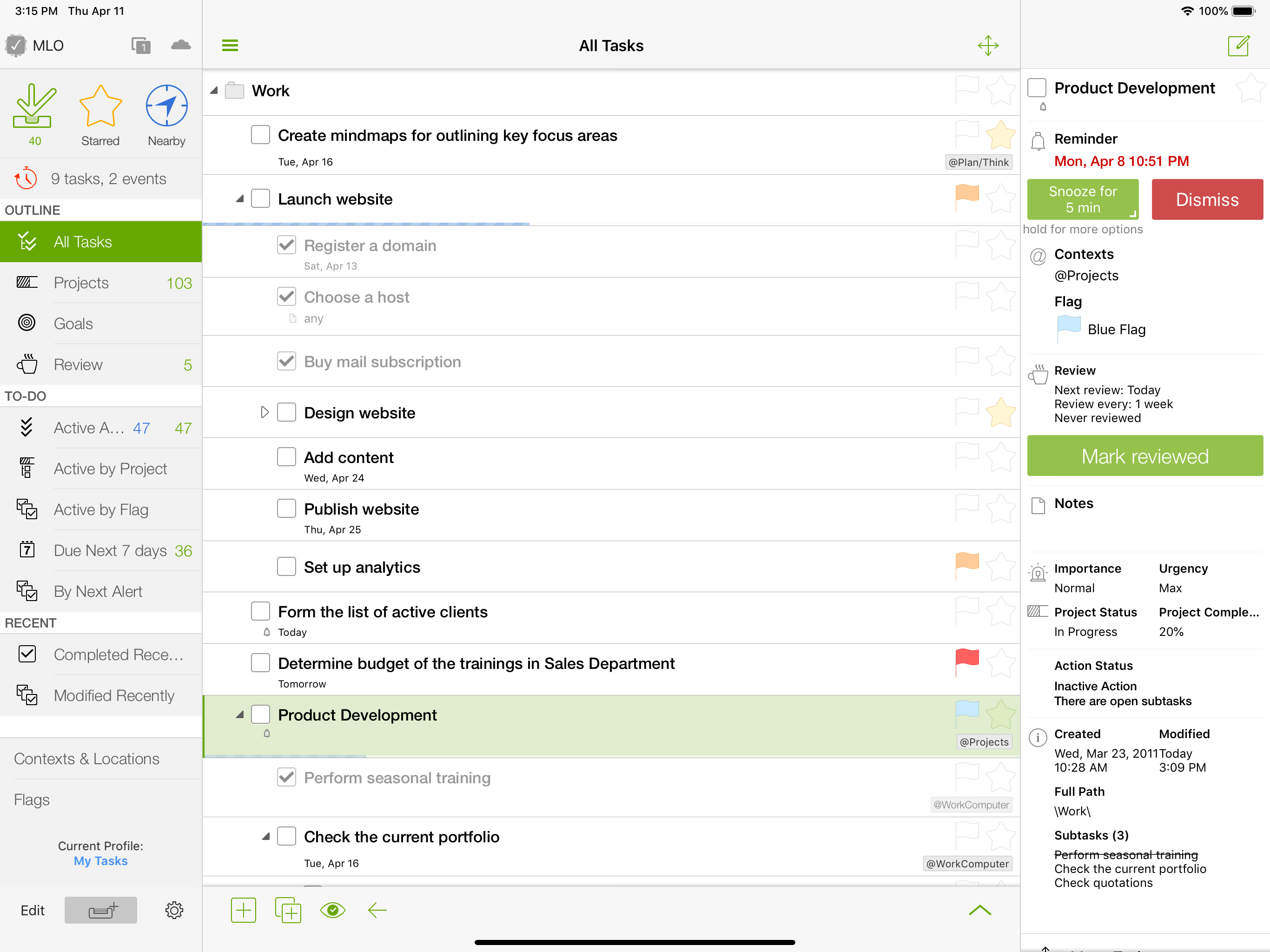 MyLifeOrganized 3