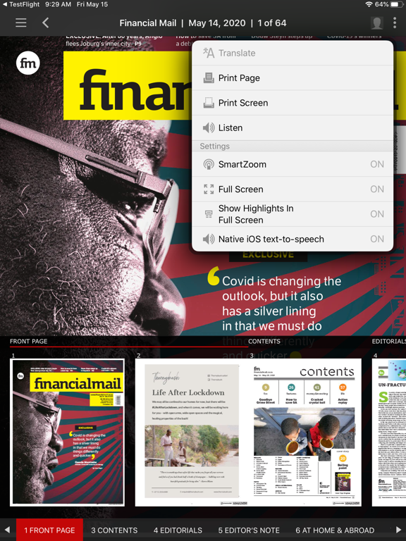 Screenshot #6 pour Financial Mail Magazine