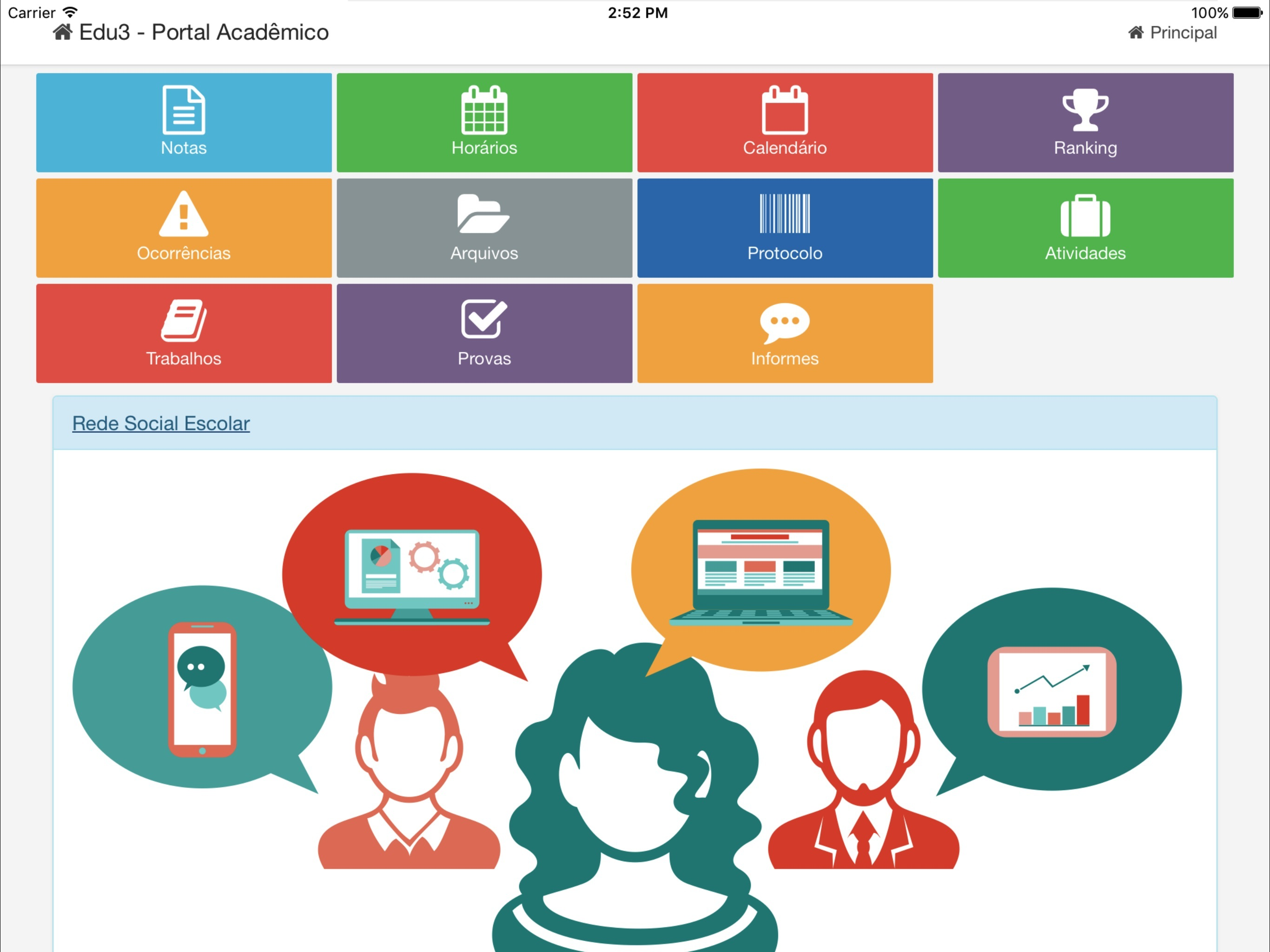 Edu3 - Portal Acadêmico screenshot 6