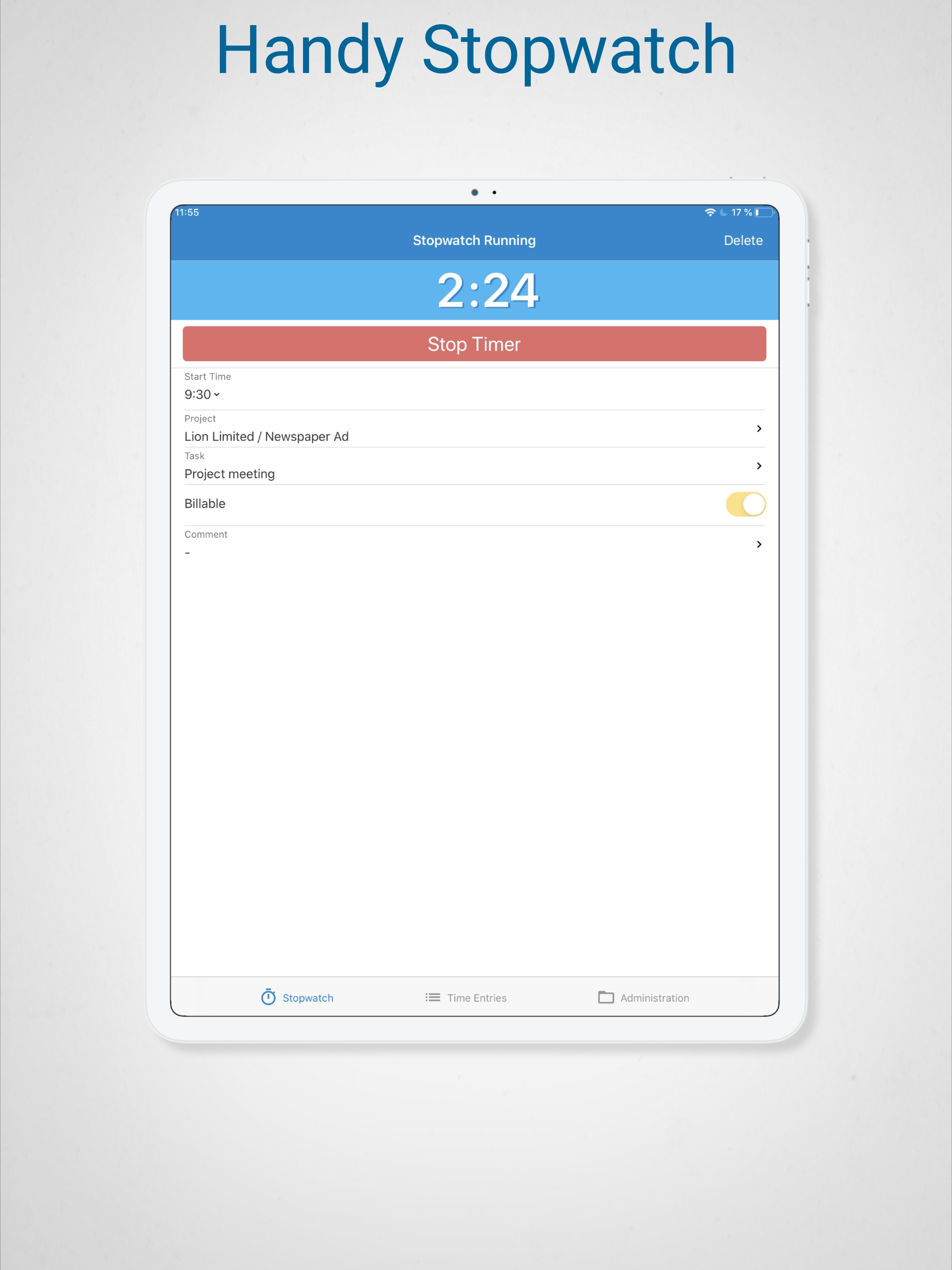 LogMyTime screenshot 9