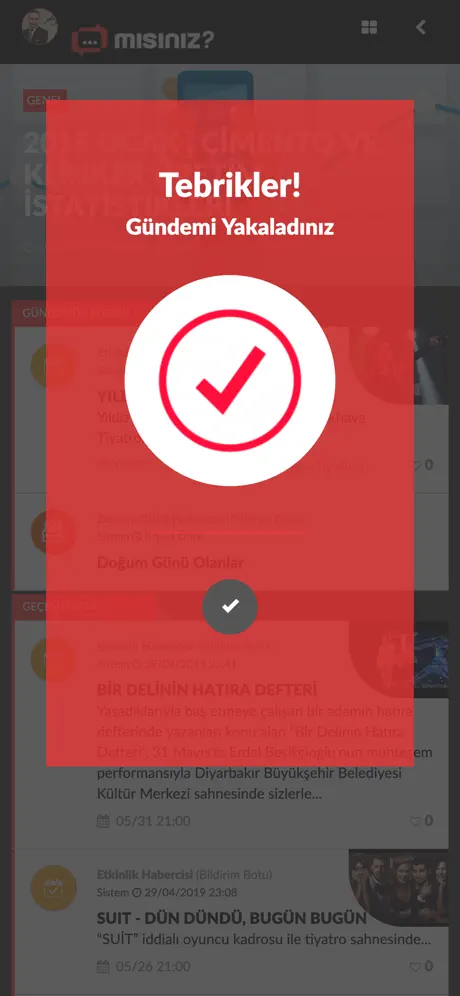 Mısınız?