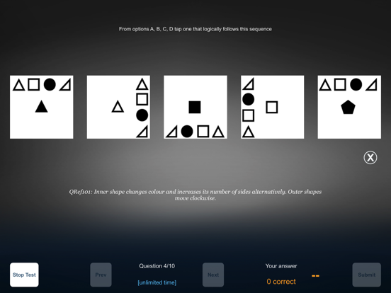 Screenshot #5 pour Abstract Reasoning Test (Lite)