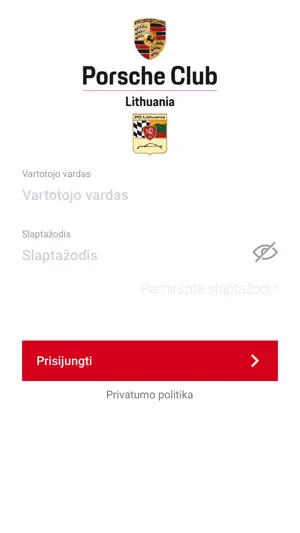 Porsche Club Lithuania screenshot 2