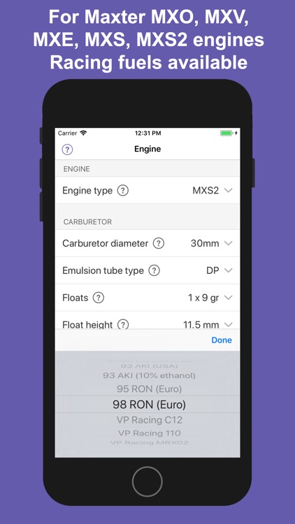 Jetting Maxter KZ / ICC Kart