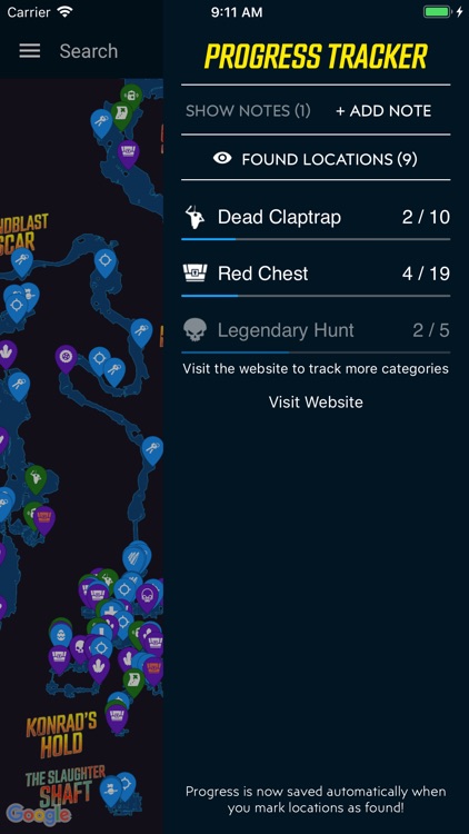 Unofficial Map for BL3