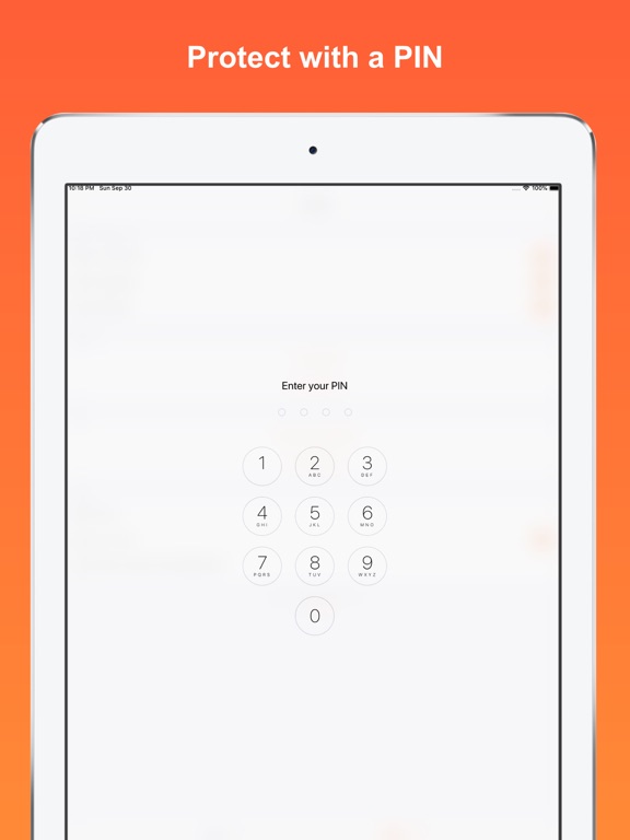 Secure Files - Personal Vault iPad screenshot 4 - Utilities app