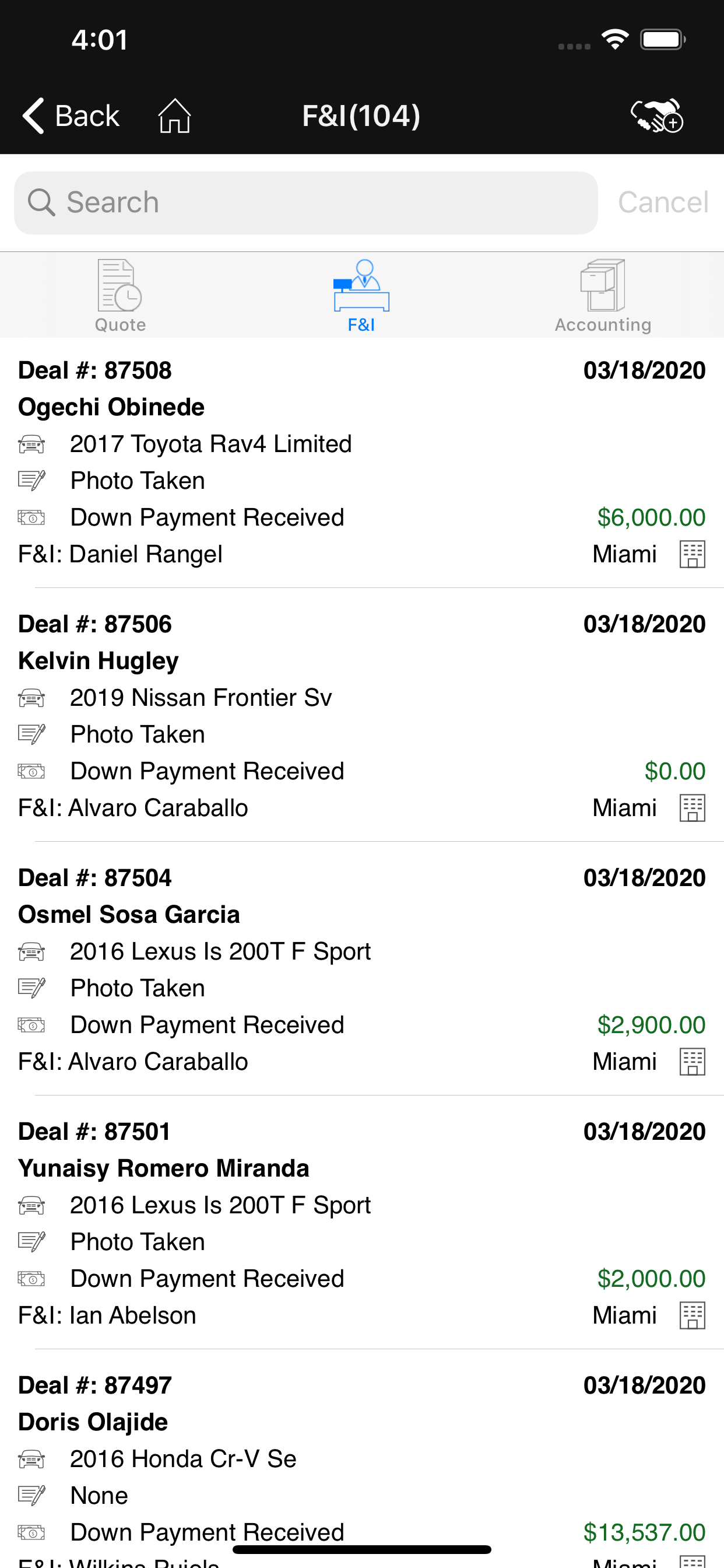 Automatrix Mobile screenshot 5