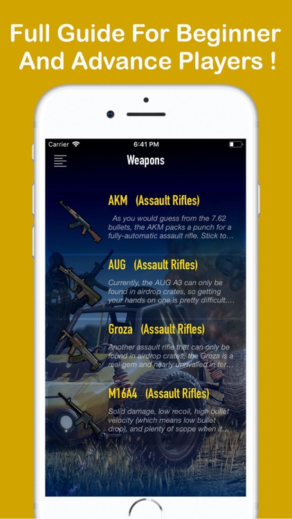 Pro PUBG Guide: MOBILE-PC-PS4 screenshot-4