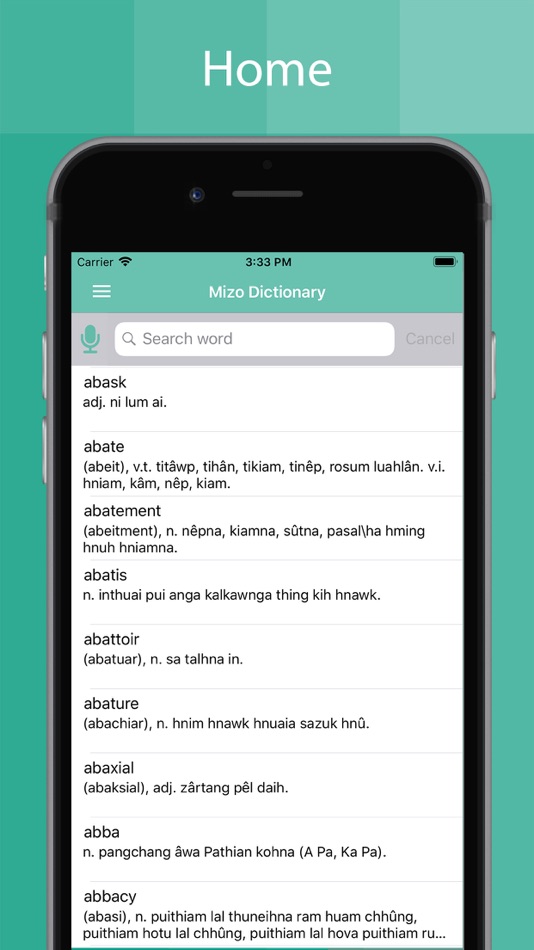#2. Mizo Dictionary Offline (iOS) Podle: Piyush Parsaniya