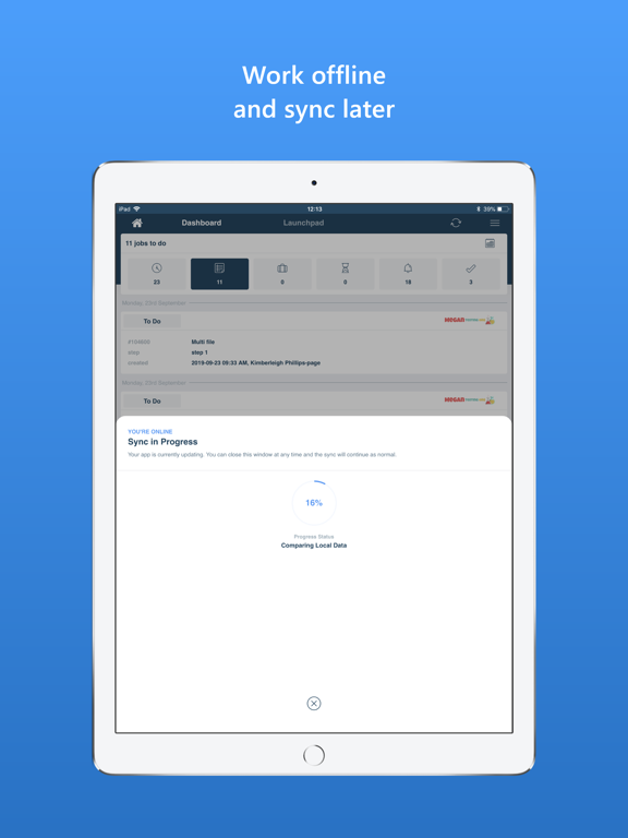 Centricity iPad screenshot